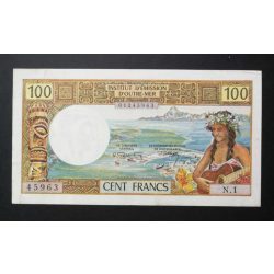New Caledonia 100 Francs 1969 VF+