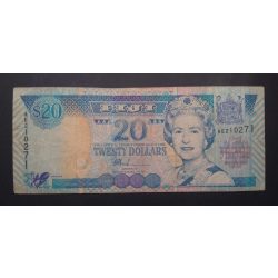 Fiji 20 Dollars 2002 F