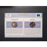 EU 2 Euro set of 2 pcs commemorative coins Unc