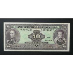 Venezuela 10 Bolivares 1986 VF