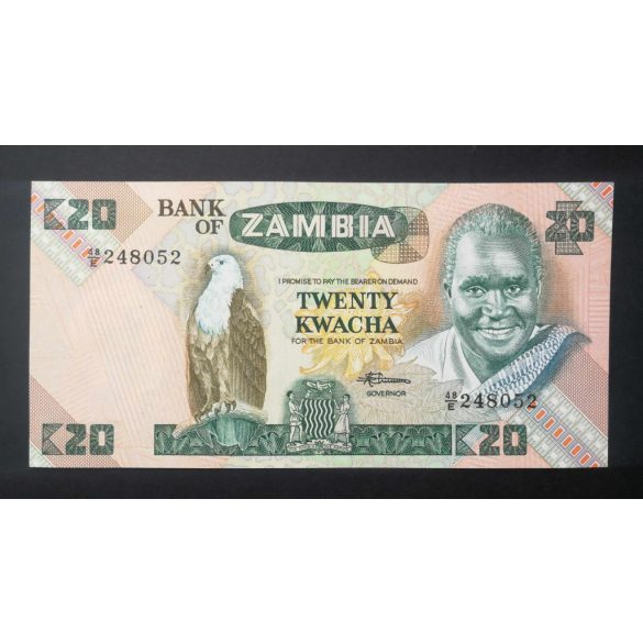 Zambia 20 Kwacha 1986 UNC