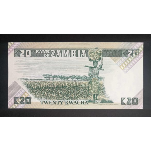 Zambia 20 Kwacha 1986 UNC