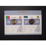 EU 2 Euro set of 2 pcs commemorative coins Unc