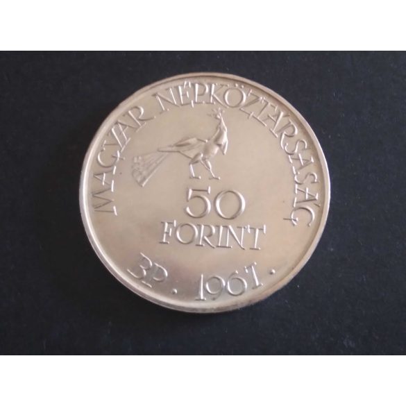 Hungary 50 Forints 1967 in memory of Zoltán Kodály silver