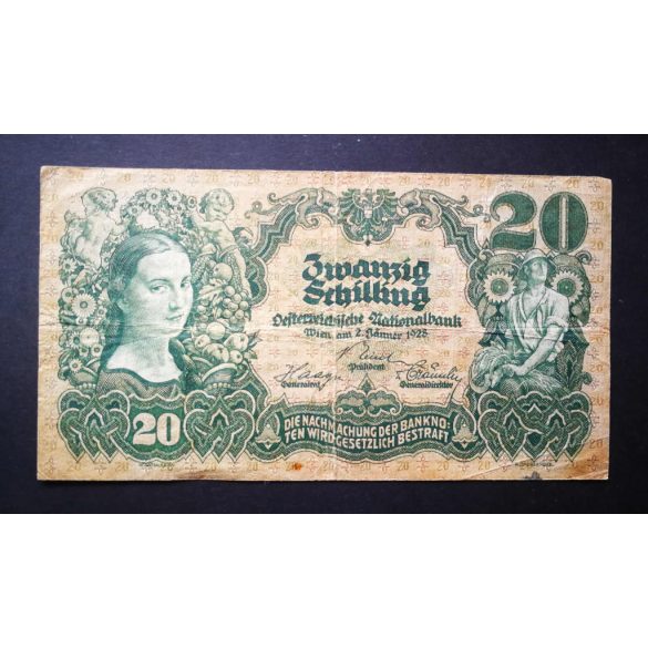 Ausztria 20 Schilling 1928 F