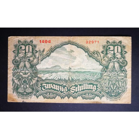 Ausztria 20 Schilling 1928 F