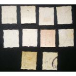 Hungary 1898 Letter, black cipher 10 pcs. perf. 12 : 11 3/4 used