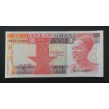 Ghana 5 Cedis 1980 UNC
