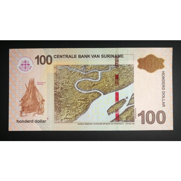 Suriname 100 Dollár 2019 XF