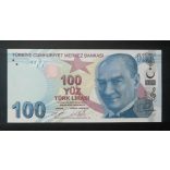 Turkey 100 Líra 2020 UNC