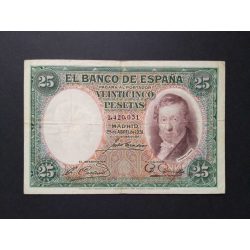 Spain 25 Pesetas 1931 F