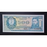 Paraguay 500 Guaranies 1982 UNC