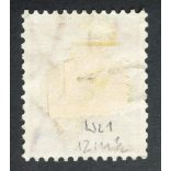 Hungary 1888 Letter, black cipher 50 Kr. perf 11 1/2 (B)UDAPEST KÖ(ZPONT TÁVIRDA) used