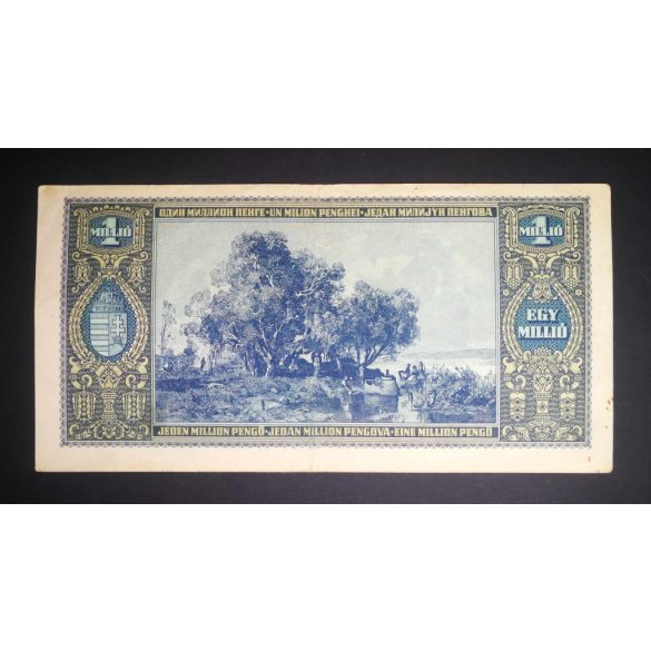 Hungary 1 million Pengő 1945 F+