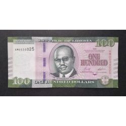 Libéria 100 Dollars 2022 Unc-