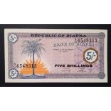 Biafra 5 Schillings 1968 UNC 