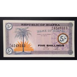 Biafra 5 Schillings 1968 UNC 