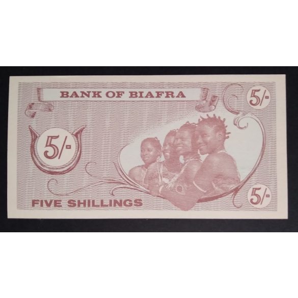 Biafra 5 Schillings 1968 UNC 