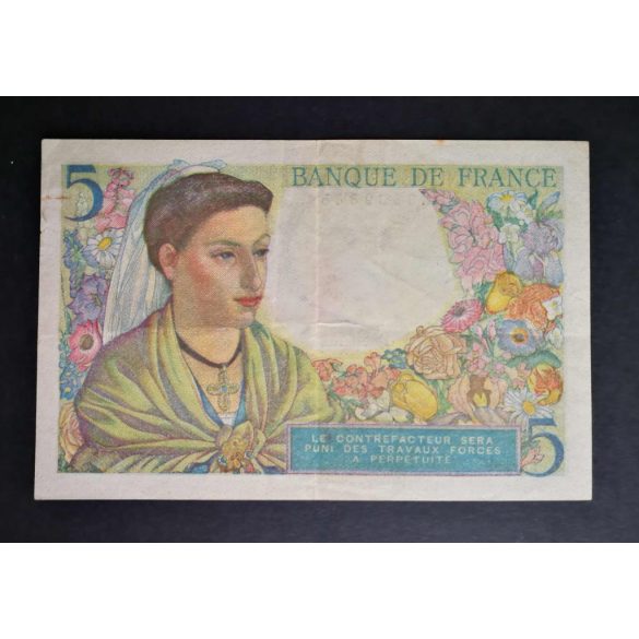 France 5 Francs 1943 VF