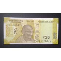 India 20 Rupees 2022 UNC 
