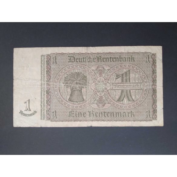 Germany 1 Rentenmark 1937 VG+