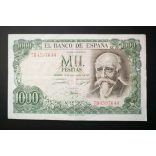Spain 1000 Pesetas 1971 VF