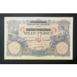 Tunézia 1000 Francs 1942 XF