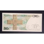 Poland 50 Zlotych 1988 Unc