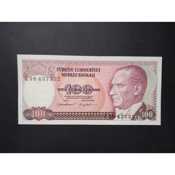 Turkey 100 Lira 1984-89 Unc