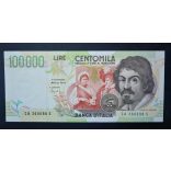 Italy 100000 Lire 1994 XF+