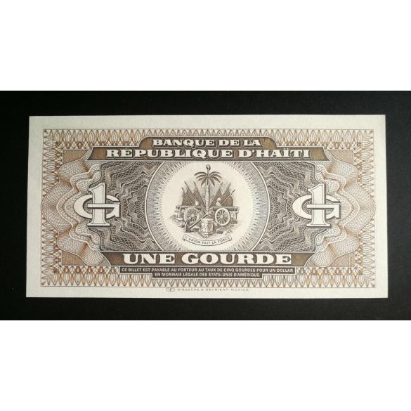 Haiti 1 Gourde 1987 UNC