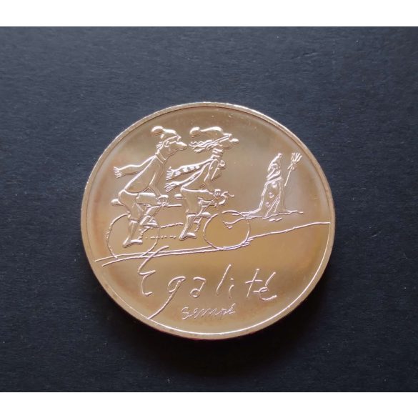 France 10 Euro 2014 Egalité commemorative coin in decorative packaging