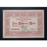 Németország 10 Milliarden Mark Emmendingen 1923 VF+