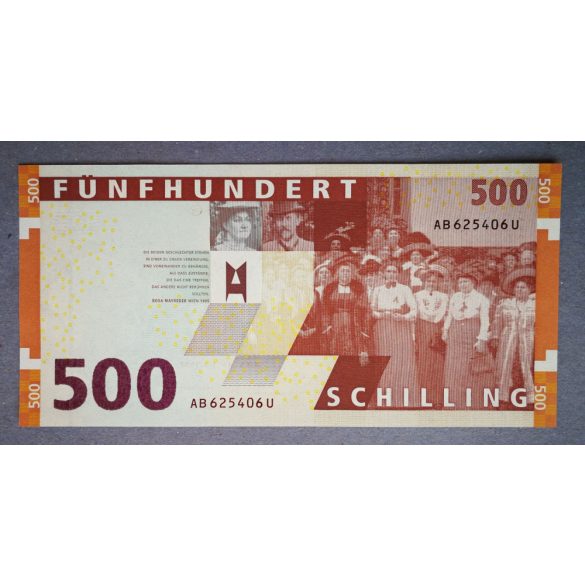 Ausztria 500 Schilling 1997 Unc