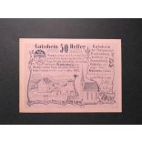 Austria 50 Heller 1920 Unc Frankenburg
