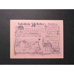 Austria 50 Heller 1920 Unc Frankenburg