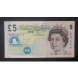 Anglia 5 Pounds 2002 UNC