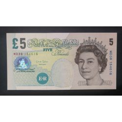 Anglia 5 Pounds 2002 UNC