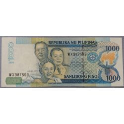 Fülöp-szigetek 1000 Piso 2009 XF