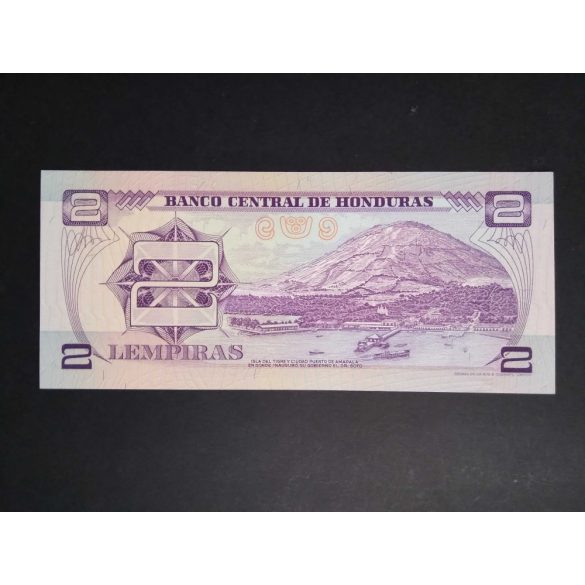 Honduras 2 Lempiras 1976 UNC