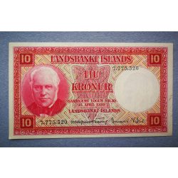 Izland 10 Kronur 1948 aUNC
