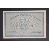 Germany 50 Million Mark 1923 XF+ Munich