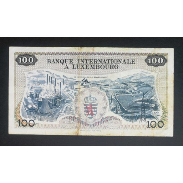 Luxembourg 100 Francs 1968 F