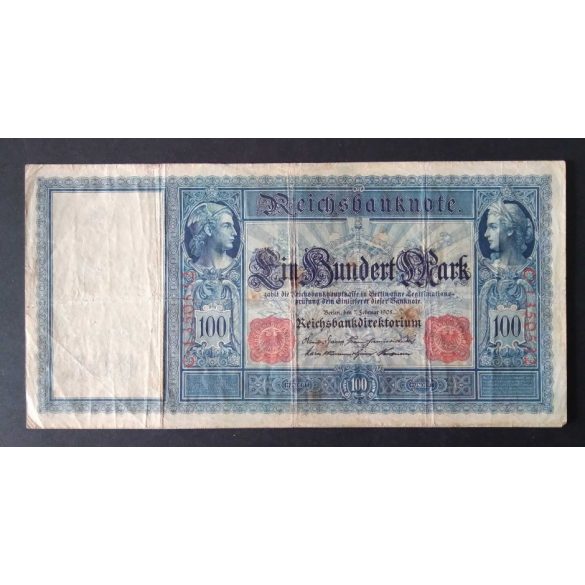 Germany 100 Mark 1908 F