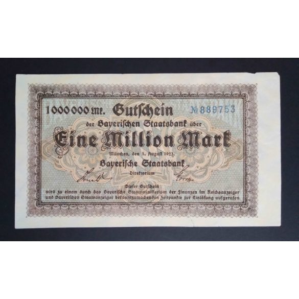 Germany 1 Million Mark 1923 XF Munich