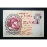 Spain 1000 Pesetas 1940 F