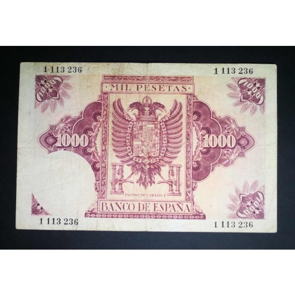 Spain 1000 Pesetas 1940 F
