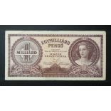 Hungary 1 billion Pengő 1946 F