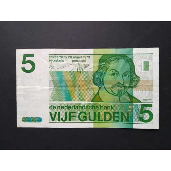 Hollandia 5 Gulden 1973 F