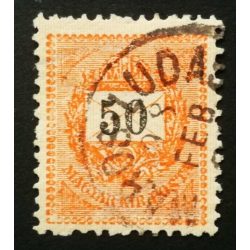   Hungary 1889 Letter, black cipher 50 kr. perf. 12:11 3/4 MAROS-LUDAS used